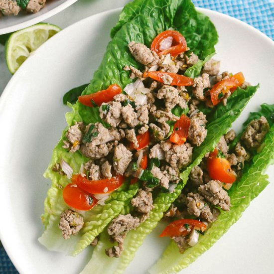 Thai Ground Chicken Salad