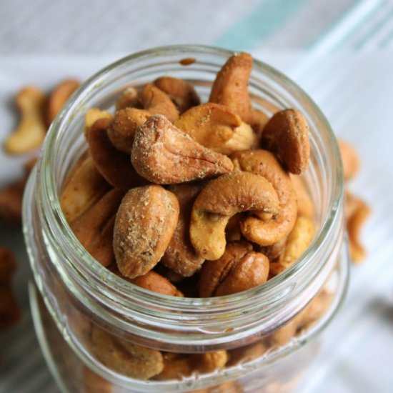 Spiced Roasted Cashews