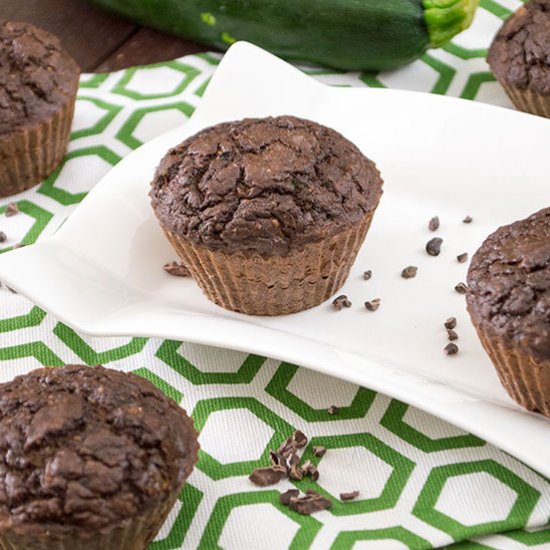 Chocolate Zucchini Muffins