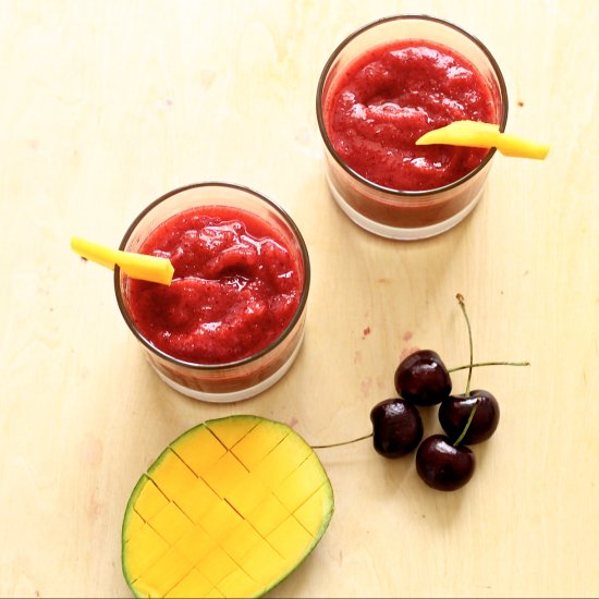 Mango Cherry Slushie