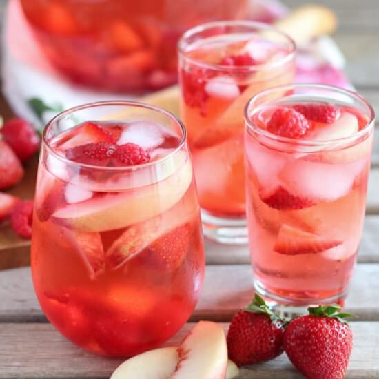 Peach Rosé Sangria