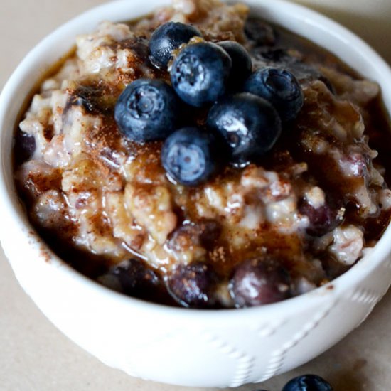 Blueberry Muffin Oatmeal