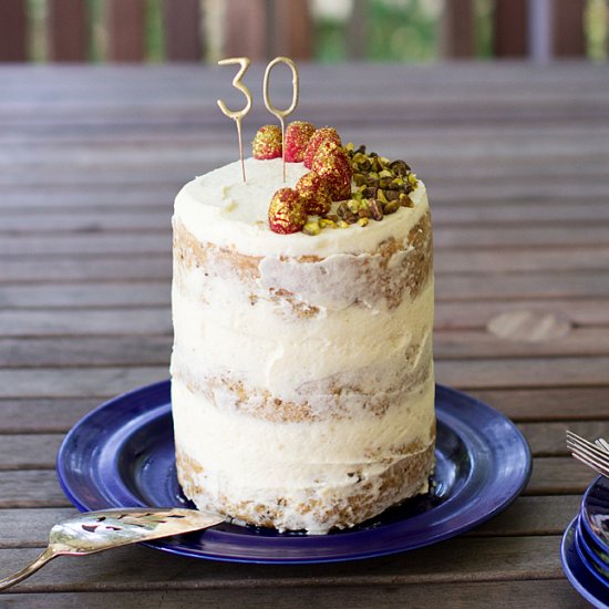 Mile High Pistachio Cake