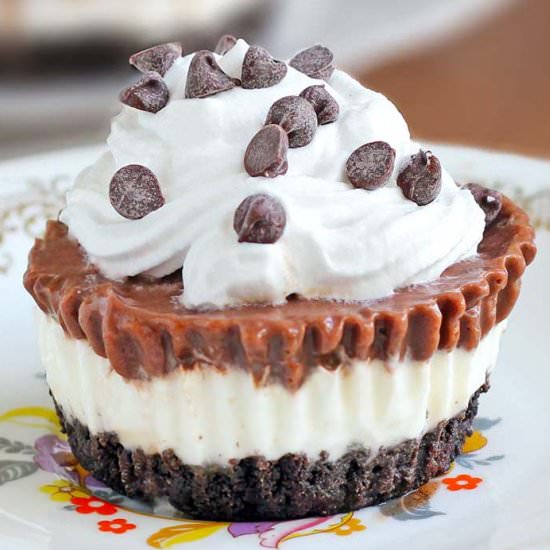 Chocolate Lasagna Cupcakes