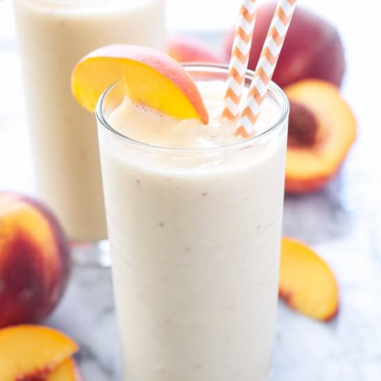 Peach Green Tea Smoothie