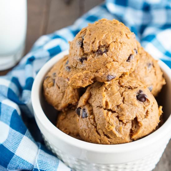 Pumpkin Chocolate Chip Cookies