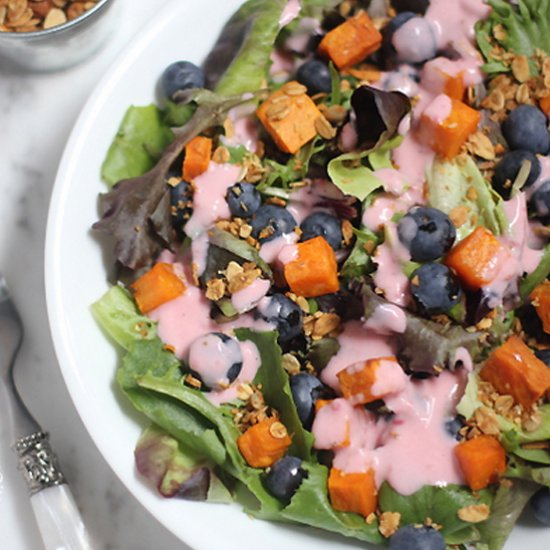 Blueberry Sweet Potato Salad