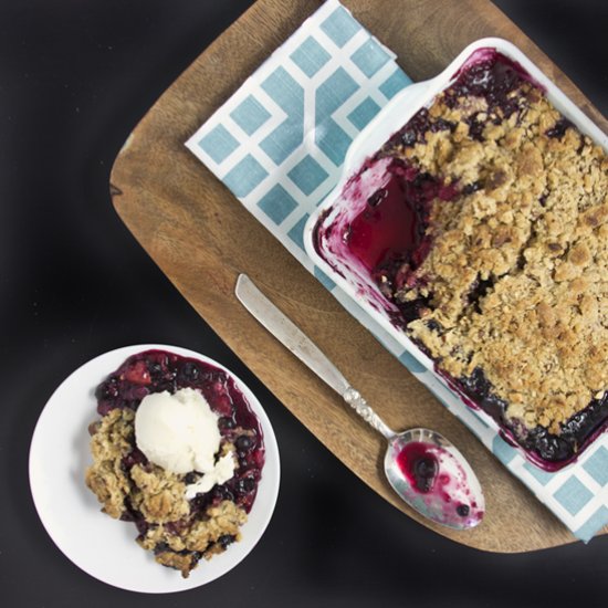 Peach Berry Crisp