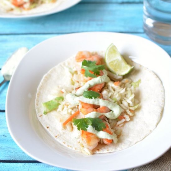 Spicy Shrimp Tacos