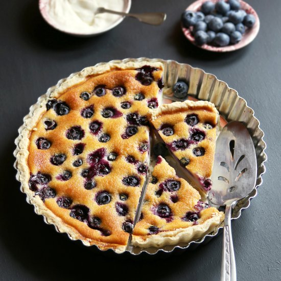 Blueberry Cream Cheese Tart