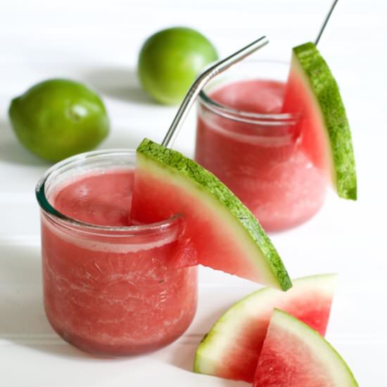 Frozen Watermelon Margaritas