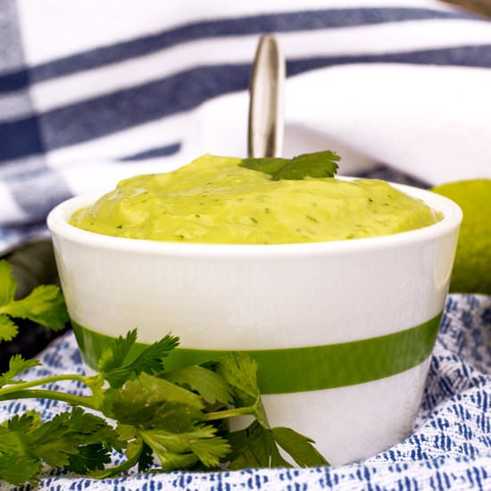 Creamy Zesty Avocado Dressing