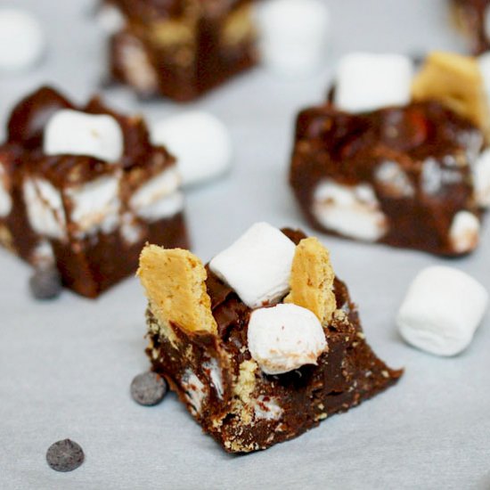 4 Ingredient S’mores Fudge