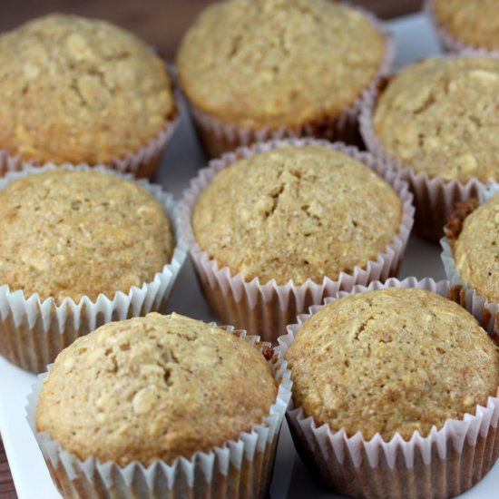 Brown Sugar Oat Muffins