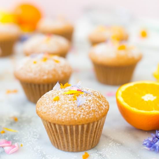 Lemon Orange Olive Oil Cupcakes