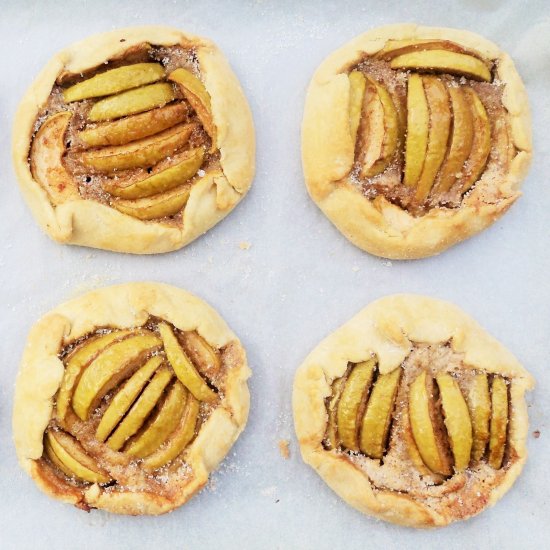 Apple Frangipane Galettes