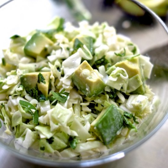 Jalapeño Avocado Slaw