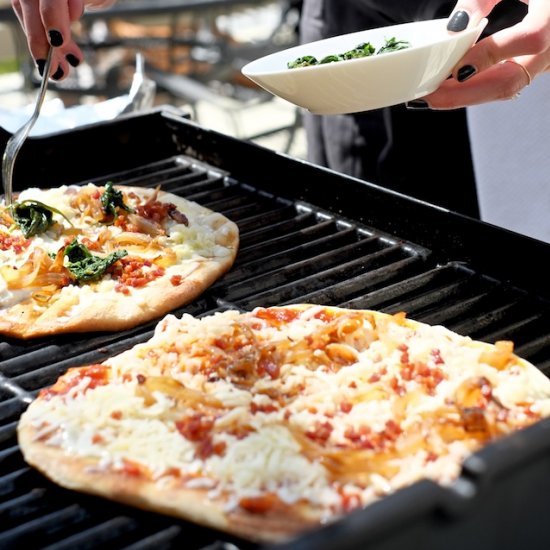 Grilling Pizza