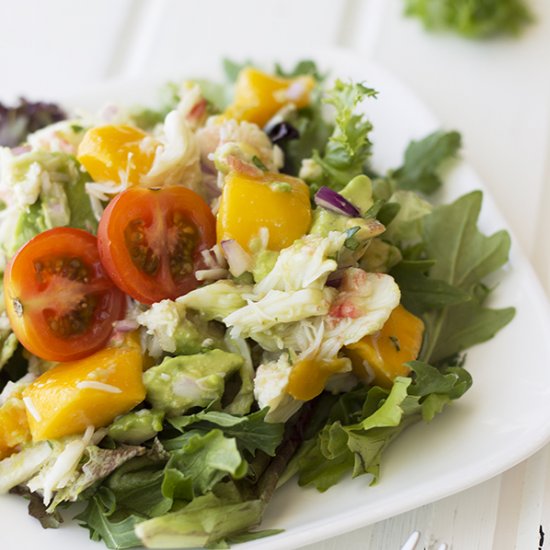 Crab, Mango and Avocado Salad