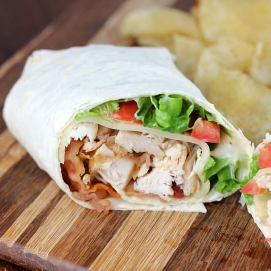 chicken club wrap