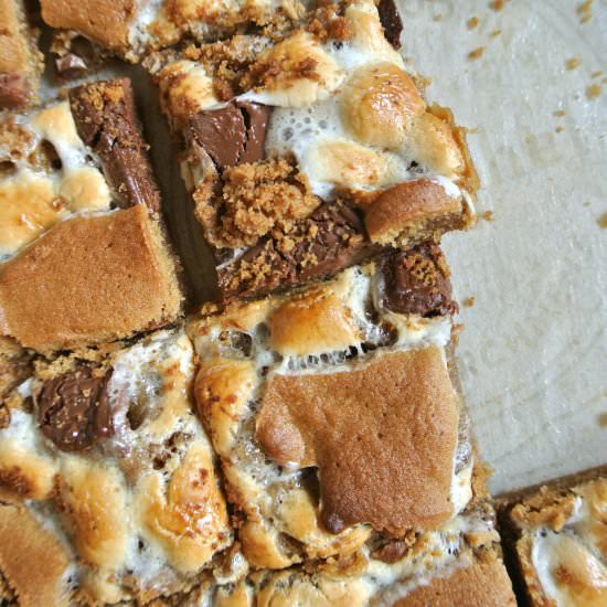 Peanut Butter S’More Bars