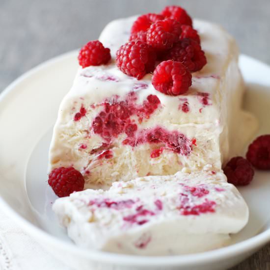 Raspberry Semifreddo