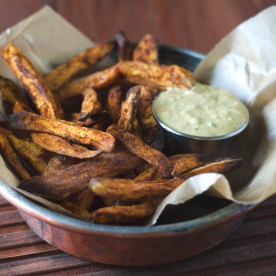 Cumin Cayenne Sweet Potato Fries