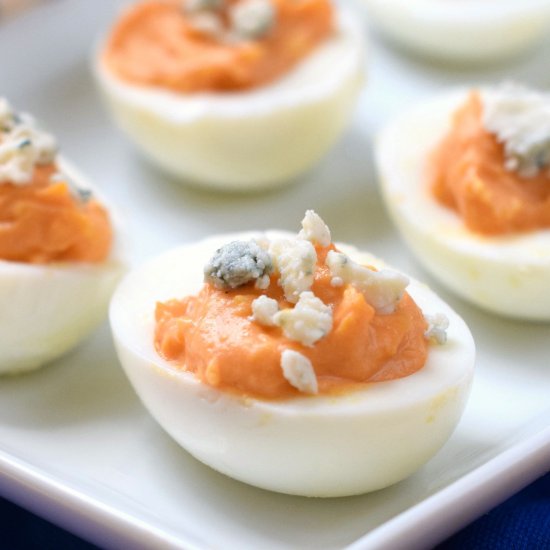 Buffalo Deviled Eggs