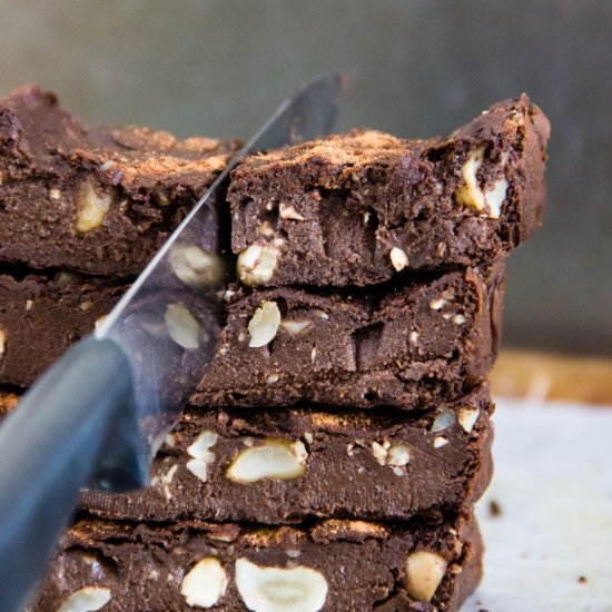 Silky Mocha Nut Brownies