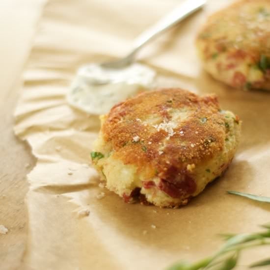 Savoury Ham Hock Cakes