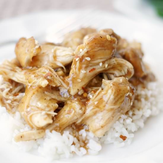 Crockpot Brown Sugar Garlic Chicken