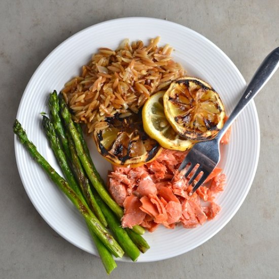 Grilled Lemon Salmon