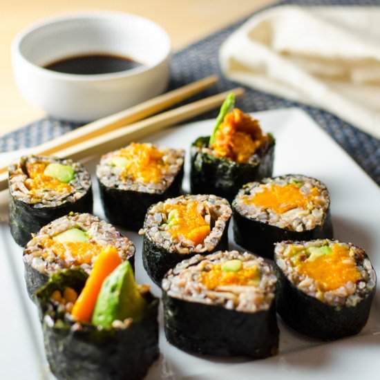 Sweet Potato Sushi Rolls