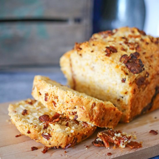 Bacon & Cheddar Beer Bread