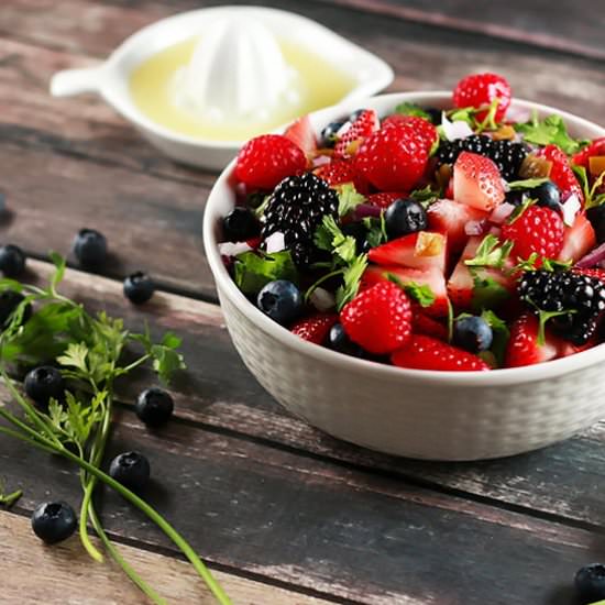 Fresh Summer Berry Salsa