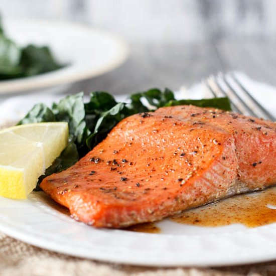 Spiced Honey Baked Salmon