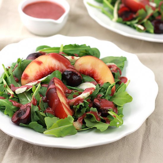 Fruity Spinach & Arugula Salad