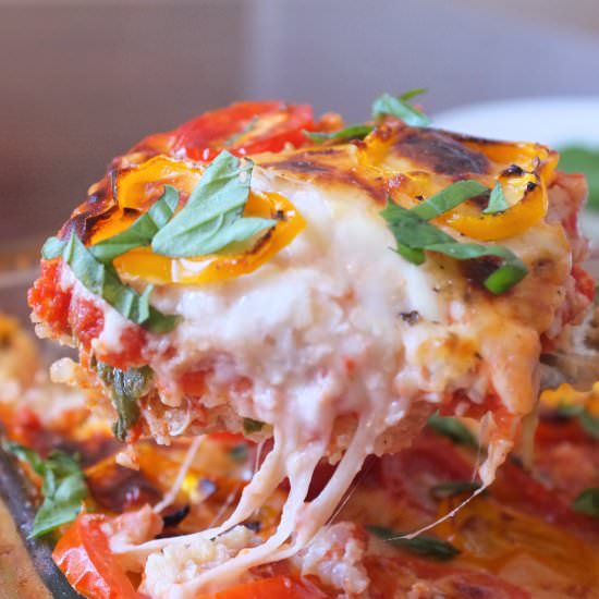 Weeknight Quinoa Lasagna