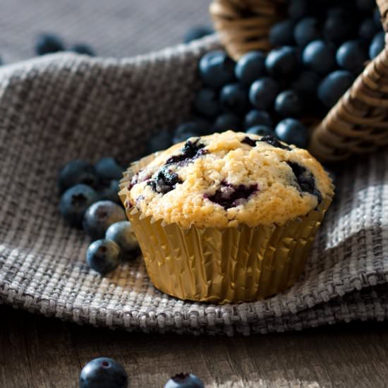 Perfect Blueberry Muffins