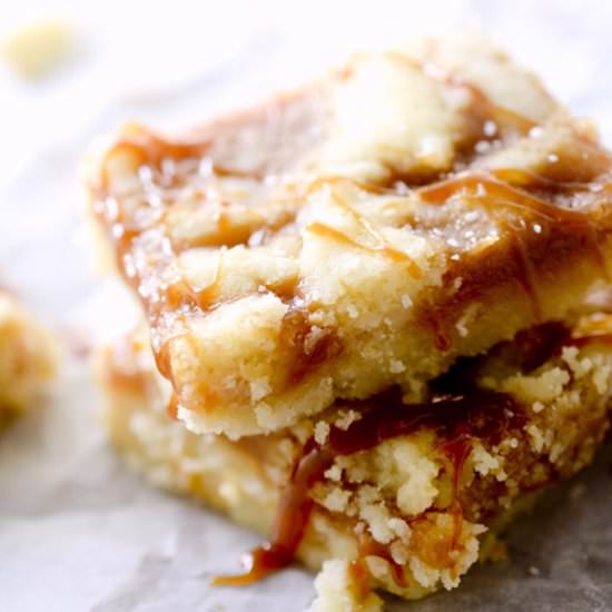 Salted Caramel Butter Bars