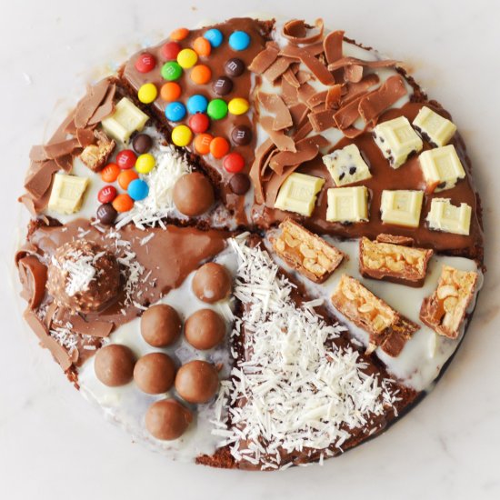 Chocolate Cake Pizza