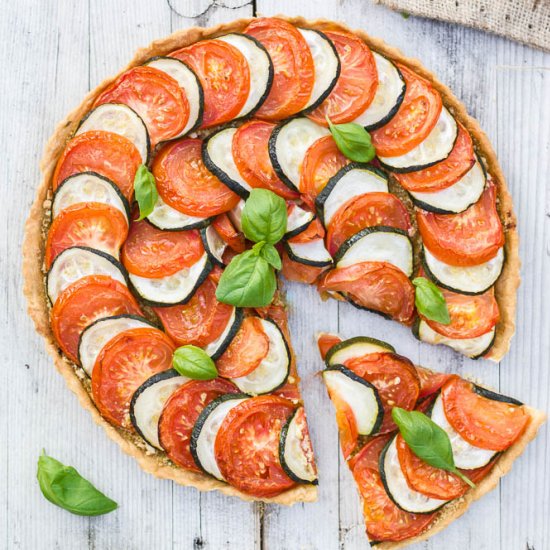 Tomato Zucchini Tart