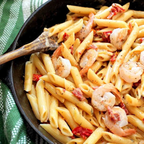 Shrimp & Sun Dried Tomato Cream