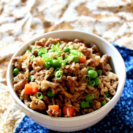 Ground Turkey Fried Rice