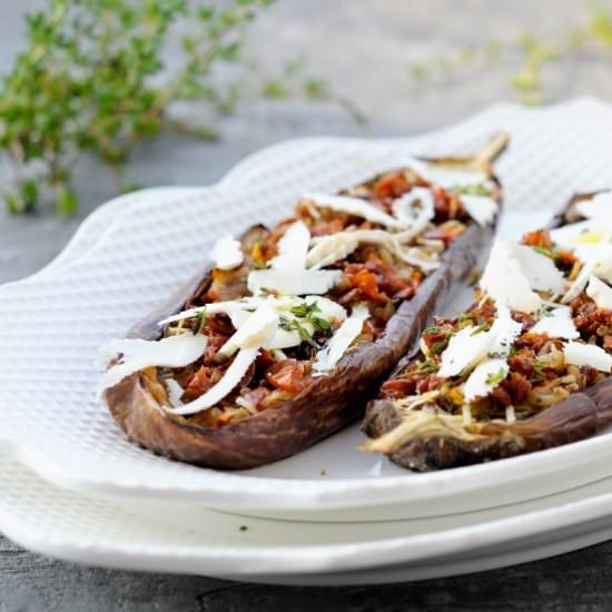 Stuffed Aubergines