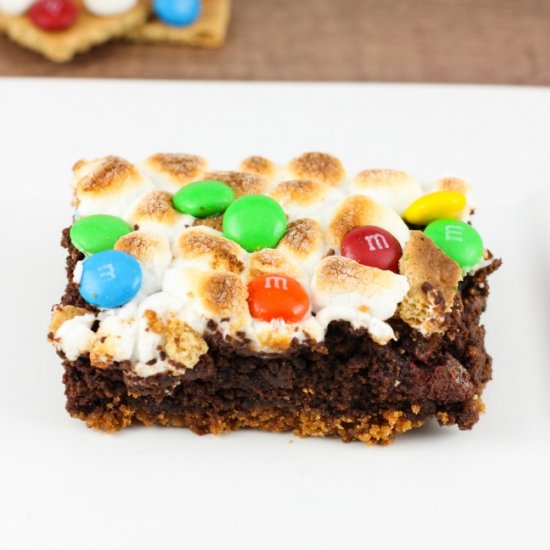 M&M’s Smores Brownies