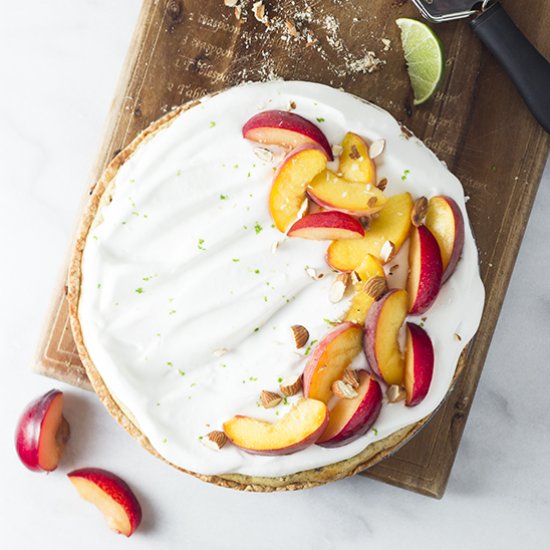 Almond Tart with Stone Fruit