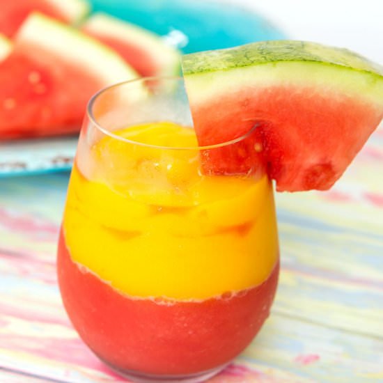 Frozen Mango Watermelon Lemonade