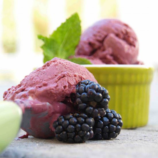 Blackberry Ice Cream