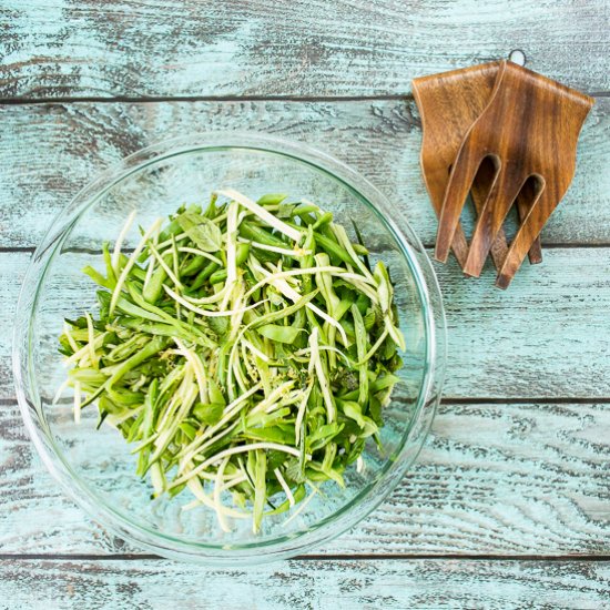 Zucchini and Green Bean Slaw